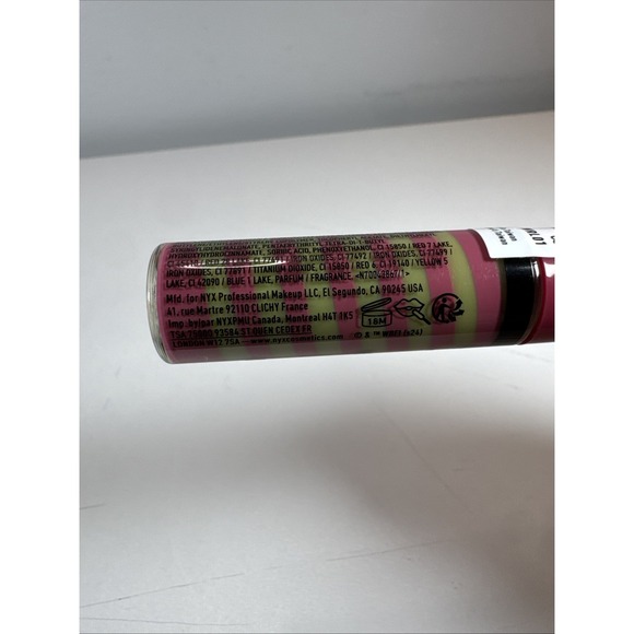 NYX Beetlejuice Sand worm Swirl Lop Gloss Pink & Green New - Picture 6 of 7